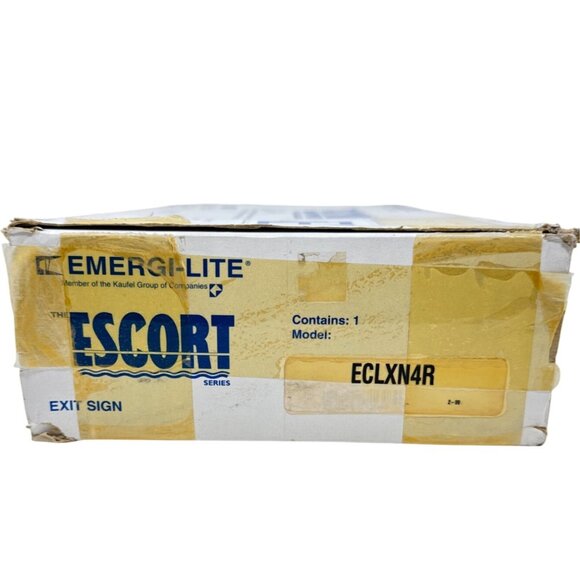Emergency Exit Sign by Emergi-Lite Escort Decorative Set of 2 Lights - Picture 4 of 6